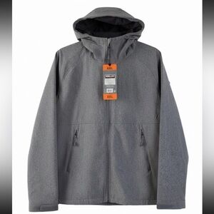Kirkland Signature Hooded Performance Jacket in Heather Gray